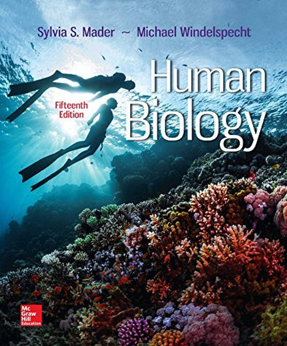 Human Biology, Paperback, 15 Edition by Mader, Sylvia (Used)