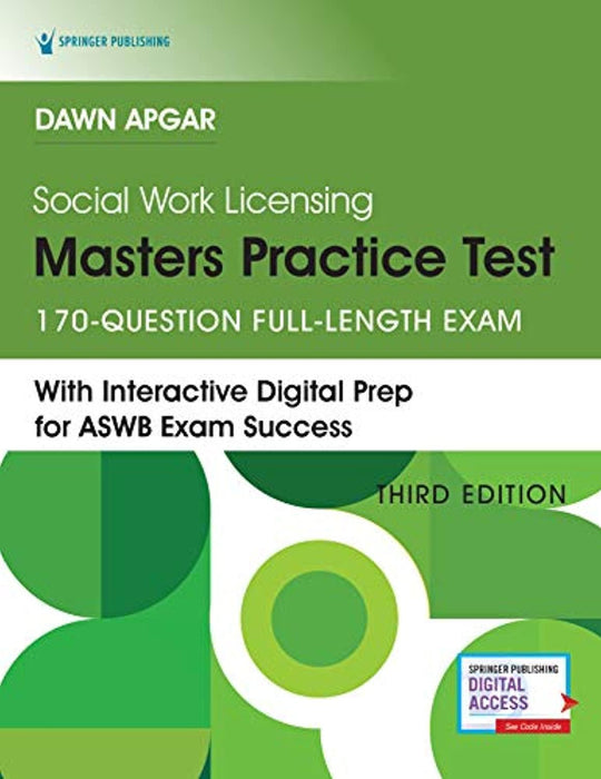 Social Work Licensing Masters Practice Test: 170-Question Full-Length Exam (3rd Edition) – Includes Interactive Digital Prep for the ASWB Masters Exam