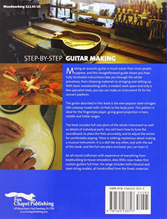 Step By Step Guitar Making: Full-Size Plans Enclosed, Paperback, Pap/Pstr Edition by Willis, Alex (Used)