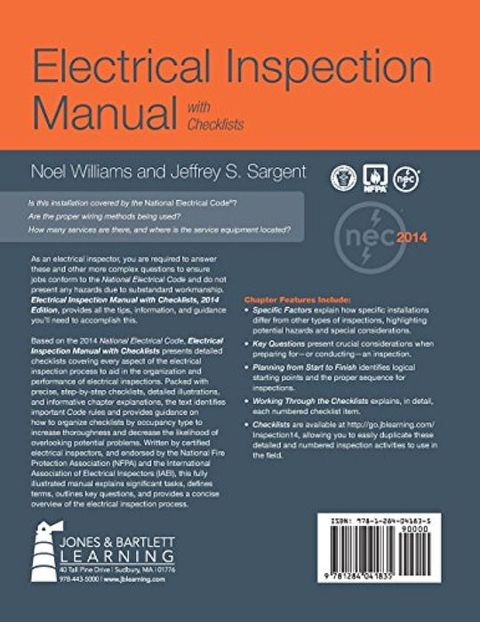 Electrical Inspection Manual, 2014 Edition