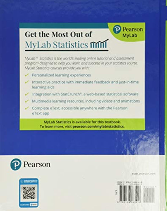 Elementary Statistics: Picturing the World Plus MyLab Statistics with Pearson eText -- 24 Month Access Card Package (What's New in Statistics)