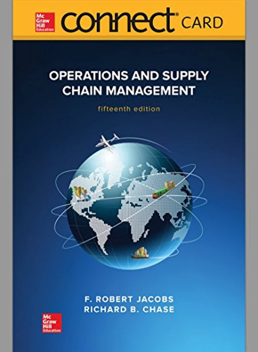 Operations and Supply Chain Management Connect Access Card, Printed Access Code, 15 Edition by Jacobs, F. Robert