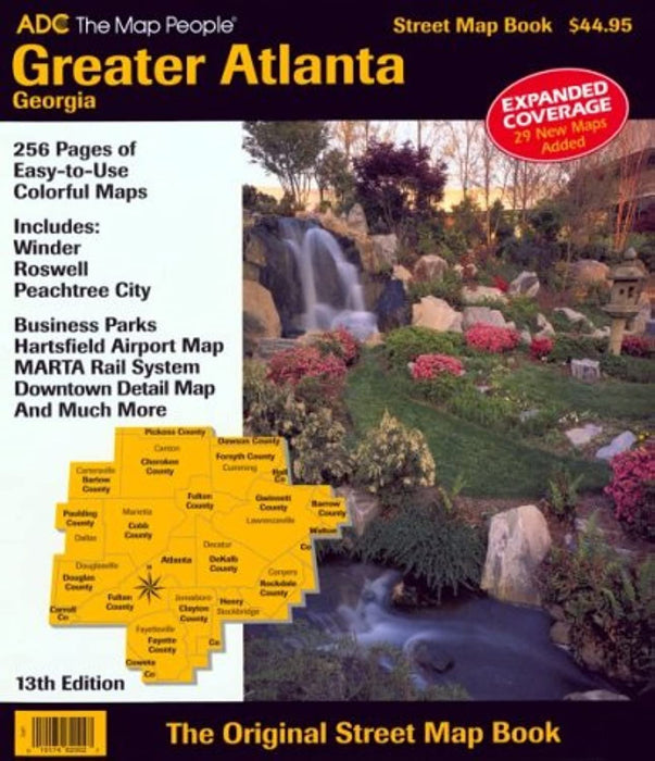 Greater Atlanta, Georgia Street Map Book