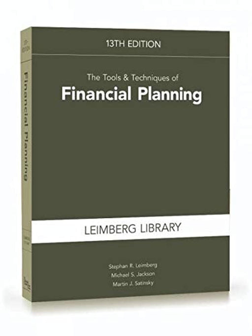 The Tools & Techniques of Financial Planning, 13th Edition (Tools and Techniques of Financial Planning)