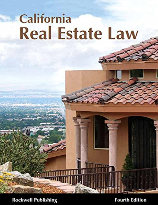 CA Real Estate Law 4th ed, Paperback, 4th Edition by Rockwell Publishing (Used)