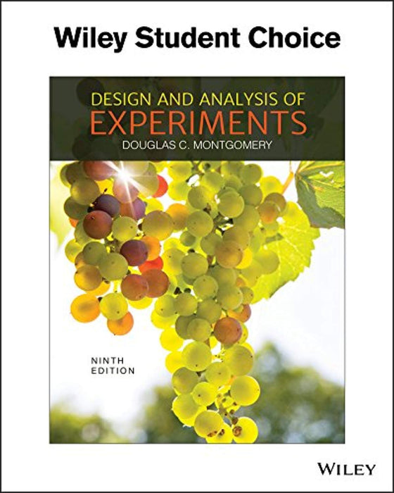 DESIGN+ANALYSIS OF EXPERIMENTS, Paperback by MONTGOMERY