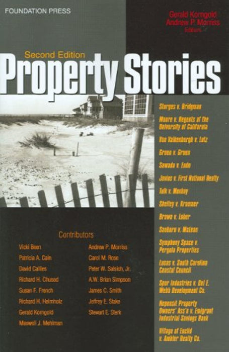 Property Stories (Law Stories), Paperback, 2 Edition by Korngold, Gerald (Used)
