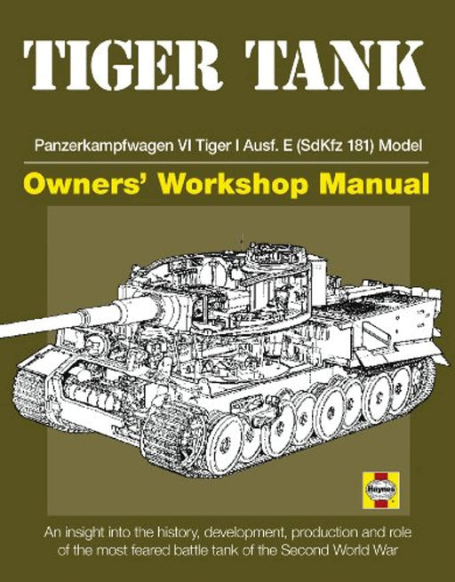 Tiger Tank Manual: Panzerkampfwagen VI Tiger 1 Ausf.E (SdKfz 181) Model, Hardcover, First Edition by Fletcher, David