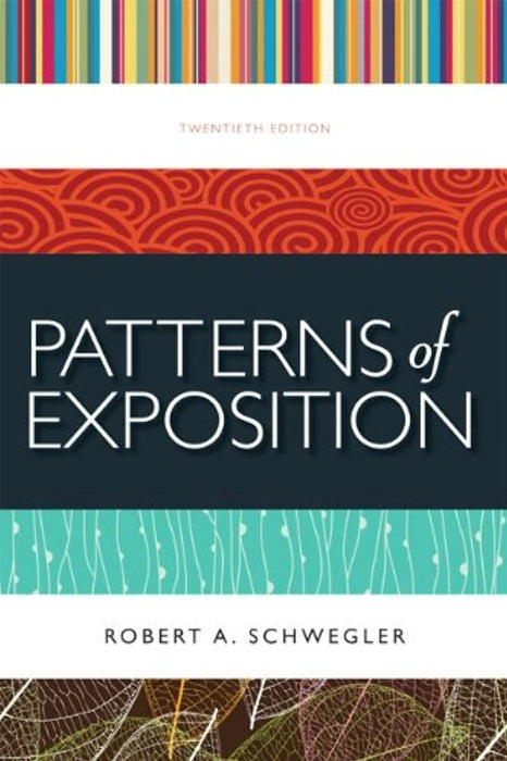 Patterns of Exposition, Paperback, 20 Edition by Schwegler, Robert