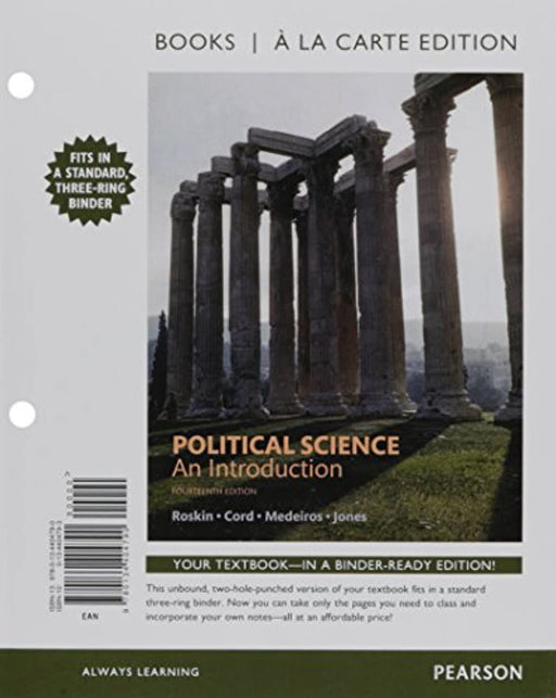 Political Science: An Introduction -- Books a la Carte (14th Edition), Loose Leaf, 14 Edition by Roskin, Michael G. (Used)