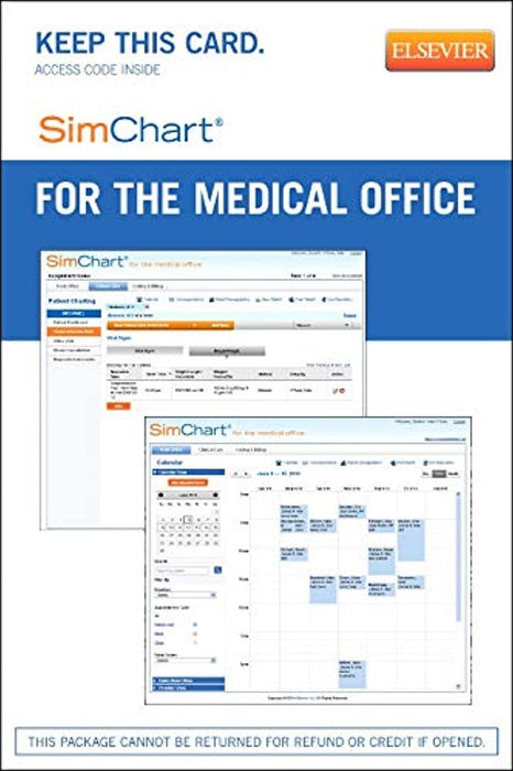 SimChart for the Medical Office (Access Card), 1e, Printed Access Code, 1 Edition by Elsevier