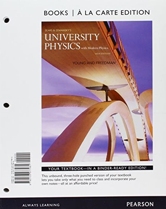 University Physics with Modern Physics, Books a la Carte Plus Mastering Physics with eText -- Access Card Package (14th Edition), Loose Leaf, 14 Edition by Young, Hugh D.