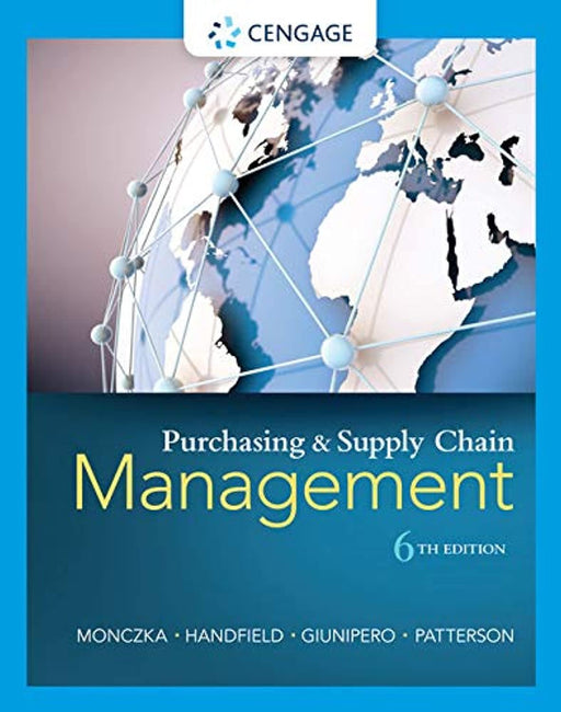 Purchasing and Supply Chain Management, Hardcover, 6 Edition by Monczka, Robert M.