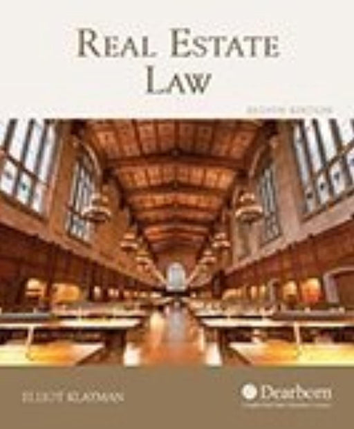 Real Estate Law (REAL ESTATE LAW (KARP, JAMES)), Hardcover, 8 Edition by Klayman, Elliott (Used)