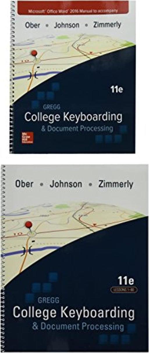 Gregg College Keyboarding &amp; Document Processing (Gdp11) Microsoft Word 2016 Manual Kit 1: 1-60, Paperback, 11 Edition by Ober Ph.D., Scot (Used)