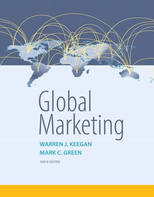 Global Marketing, Paperback, 9 Edition by Keegan, Warren