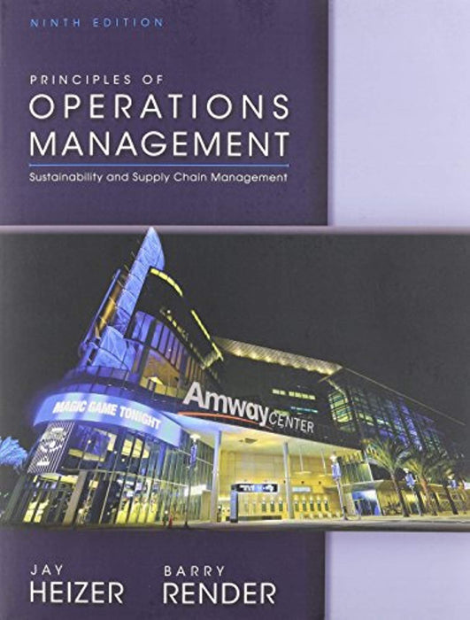Principles of Operations Management and Student CD, Paperback, 9th Edition by Render, Barry