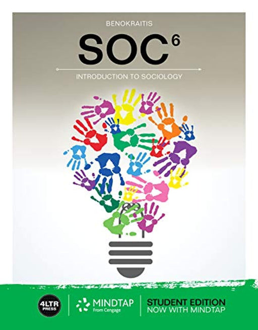 SOC (Book Only), Paperback, 6 Edition by Benokraitis, Nijole V. (Used)