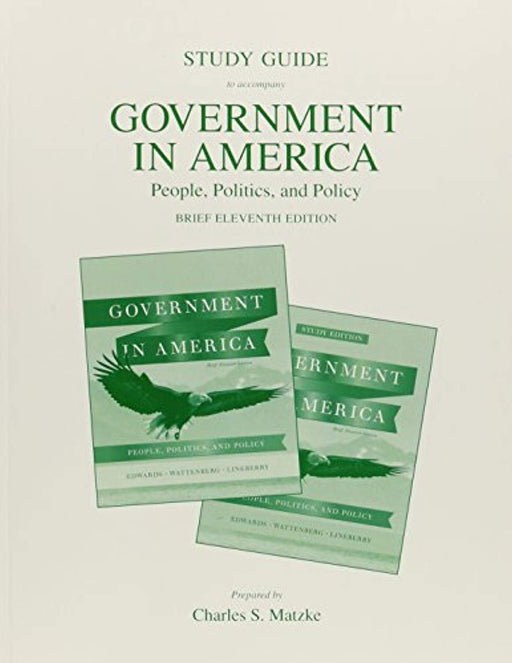 Government in America: People, Politics, and Policy, Paperback, 11 Edition by Edwards III, George C. (Used)