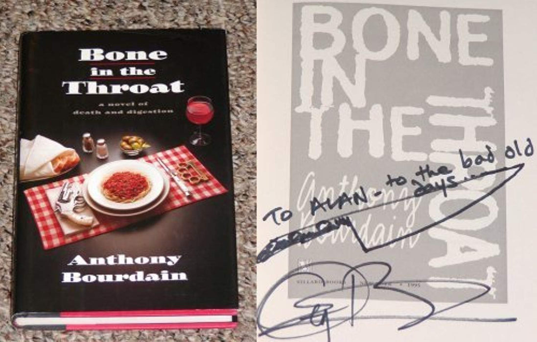 Bone in the Throat, Hardcover, 1st Edition by Bourdain, Anthony (Used)