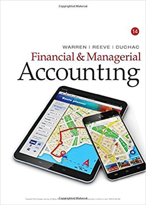 Financial &amp; Managerial Accounting, Loose-Leaf Version, Loose Leaf, 14 Edition by Warren, Carl S. (Used)